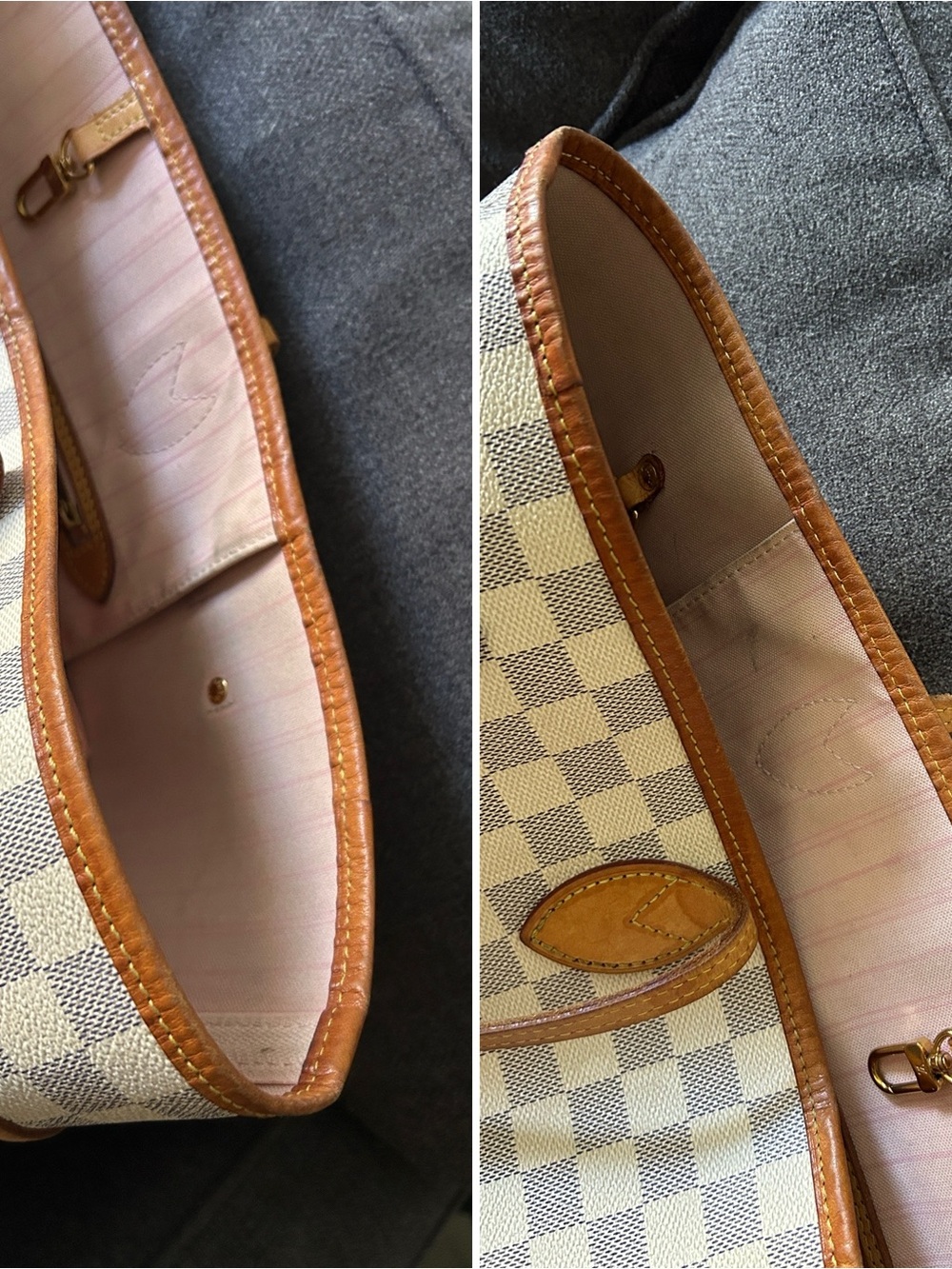 Louis Vuitton Azur Rose Ballerine GM Neverfull - Picture 17 of 17
